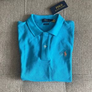 NWT POLO Ralph Lauren Blue Classic Fit Polo Shirt
